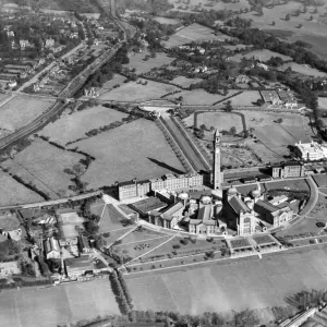 Print of Birmingham University, Edgbaston campus in 1938