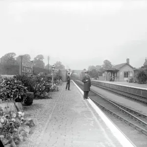 Long Hanborough Station Master Print, 1920 Long Hanborough Station Master Print, 1920