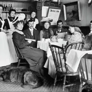Woods Restaurant Print, 1902 Woods Restaurant Print, 1902