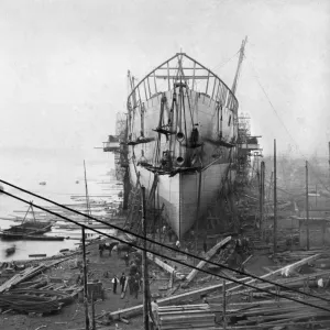 The Great Eastern Under Construction, Print