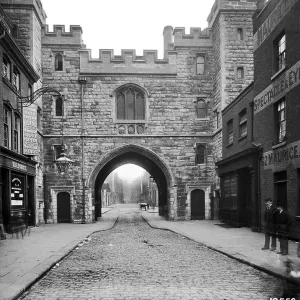 Print of St John's Gate north elevation, Clerkenwell
