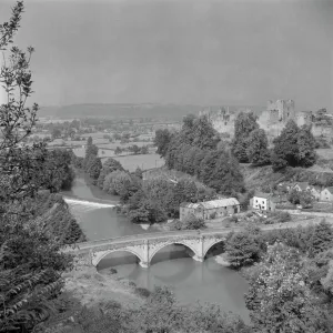 Print of Dinham Bridge, Ludlow