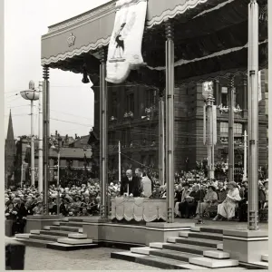 Print of the Royal Opening of Queensway Tunnel, Liverpool Print of the Royal Opening of Queensway Tunnel, Liverpool