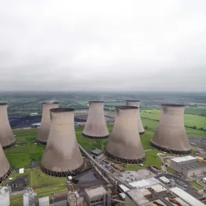 Cottam Power Station Cooling Towers Print Cottam Power Station Cooling Towers Print