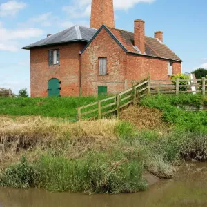 Westonzoyland Pumping Station Print, a Grade II* listed building