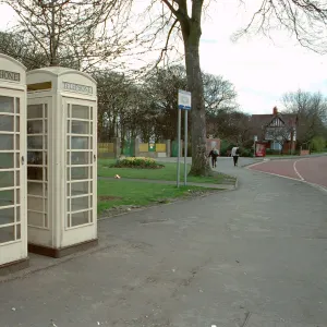 Two K6 Telephone Kiosks