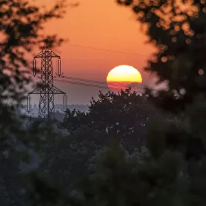 Pylons at sunrise DP178057