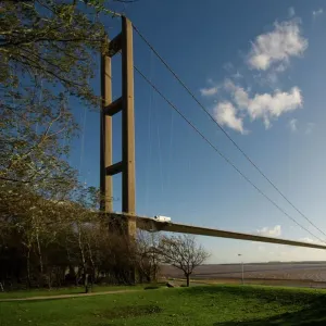 Humber Bridge Print: General View Humber Bridge Print: General View