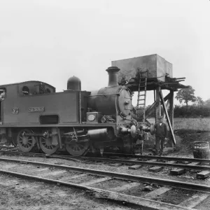 Print of a Hudswell Clarke 060 tank locomotive built in 1918 Print of a Hudswell Clarke 060 tank locomotive built in 1918