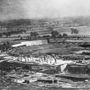 Wembley under construction 1922 EPW008076