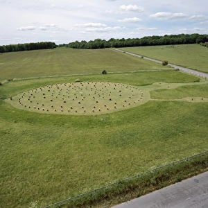Woodhenge from the air K040325
