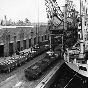 GWR Docks Cardiff - Queen Alexandra Dock, 1960