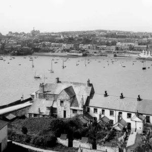 Falmouth Harbour Print, August 1928 Falmouth Harbour Print, August 1928