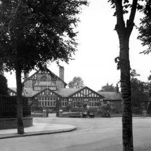 Print of St Andrews Brine Baths, Droitwich Spa Print of St Andrews Brine Baths, Droitwich Spa
