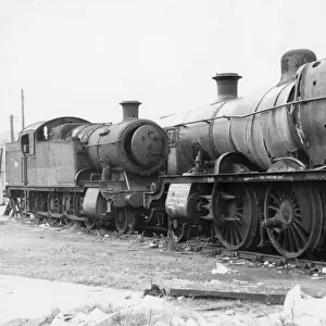 Locomotive No. 9303 at Barry Scrapyard, c1980
