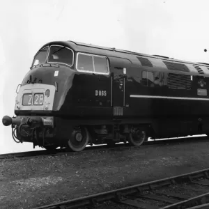 Steam Museum Print of Zealous Class 42 D865 Diesel Locomotive Steam Museum Print of Zealous Class 42 D865 Diesel Locomotive