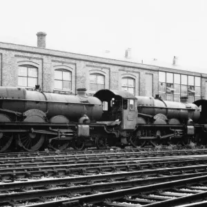 Castle Class Locomotives Print, Swindon Works 1962 Castle Class Locomotives Print, Swindon Works 1962