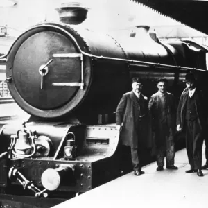 King George V Print, 1927 Birmingham Snow Hill Station