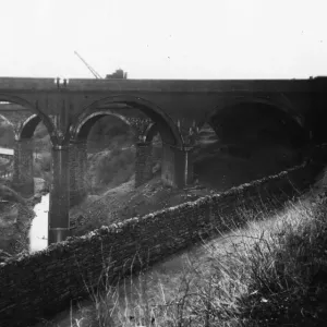 Gwaun-cae-Gurwen Viaduct Print, c. 1920s