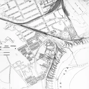 Alexandra Dock Newport Print - Railway Map Alexandra Dock Newport Print - Railway Map