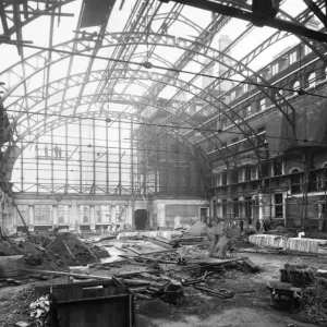 Birmingham Snow Hill Print, c. 1910 Construction Image