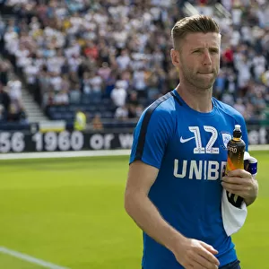 Paul Gallagher Wearing The PNE Training Top