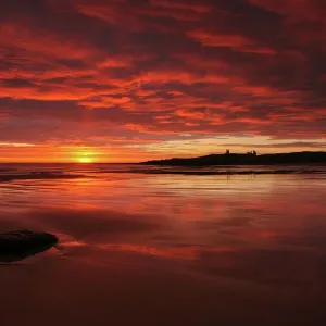 Dunstanburgh Sunrise Print Dunstanburgh Sunrise Print