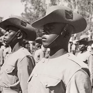 1940s East Africa - recruits, East Africa Army, Nyasaland