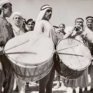 1943 Syria - celebrating the festival of Eid at Bobline