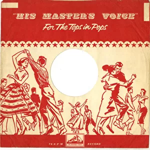 78 rpm Cover Sleeve, His Masters Voice