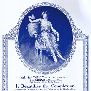 Advert for 4711 Eau de Cologne, London, 1922