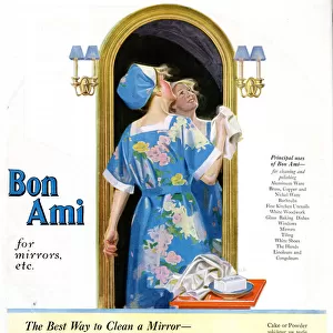 Advert, Bon Ami cleaning and polishing cake and powder