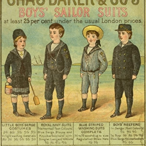 Advertisement, Chas Baker & Co, Boys Sailor Suits