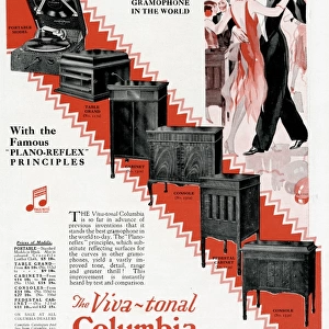 Advert for Columbia Gramophones