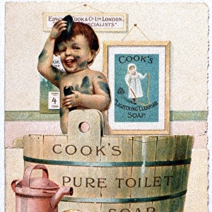 Advertisement for Cooks Pure Toilet Soap