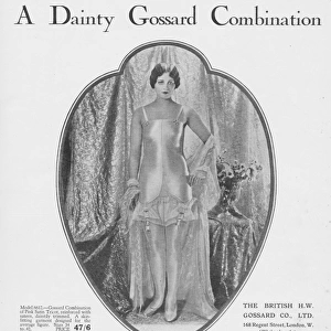 Advert for the Dainty Gossard Combination, 1927