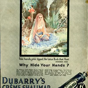 Advert, Dubarrys Creme Shalimar Hand Cream Advert