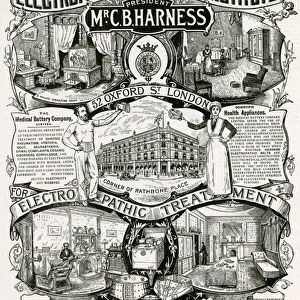 Advert for Electropathic & Zander Institute 1892