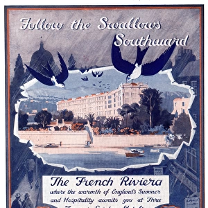 Advertisement for the French Riviera