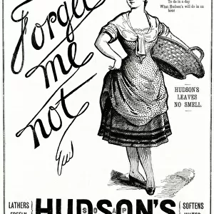 Advert for Hudsons Soap 1890