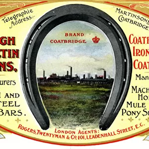 Advert, Hugh Martin & Sons, Coatbridge, Scotland