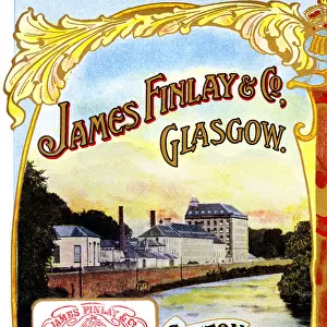 Advert, James Finlay & Co, Glasgow, Scotland