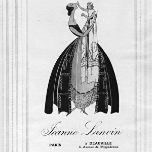 Advert for Jeanne Lanvin, 1922, Paris