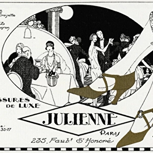 Advertisement for Julienne luxury shoes