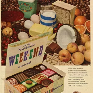 Advert, Mackintoshs Week-End Chocolate Assortment