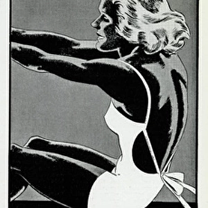 Advert for Martin-White swimsuits 1936