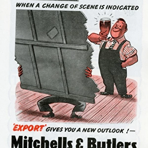 Advertisement for Mitchells & Butlers Export Beer