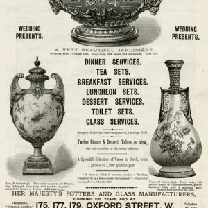 Advert for Phillipss china 1890