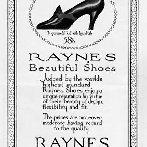 Advert for Raynes shoes, 1927