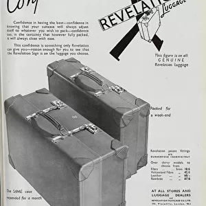 Advert for Revelation Luggage
